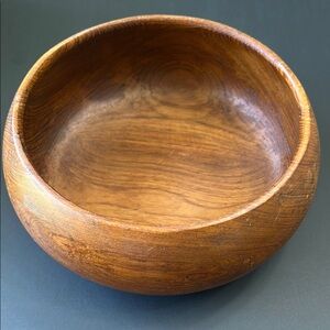 Large Teak Bowl